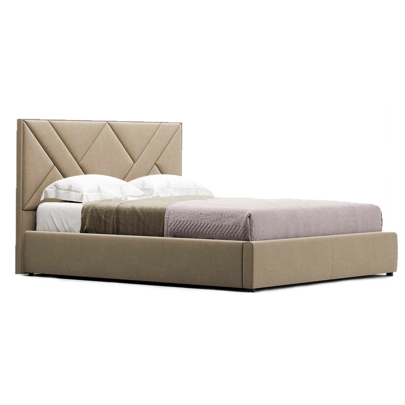 

Кровать Париж (Green Sofa) Бежевая 160х200 см 381132_43