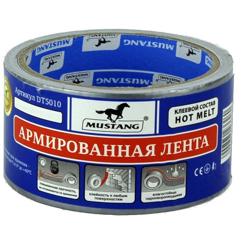 

Скотч армированный Mustang 50 мм x 40 м (DT5040)