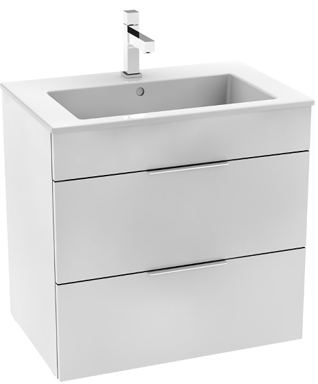 

Тумба подвесная ROCA Suit A851180806 с умывальником 64 см белая