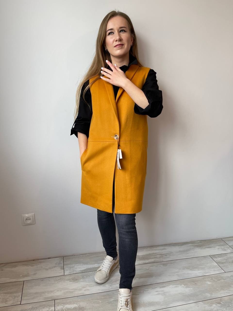 

Жилет Natiso NB534W 44 Горчица