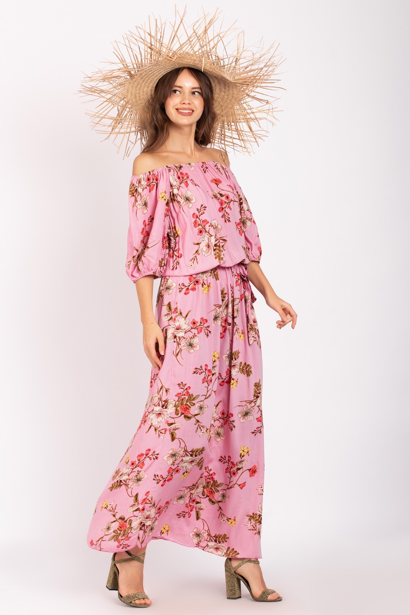 

Платье Jesstore Д59007 One size розовое
