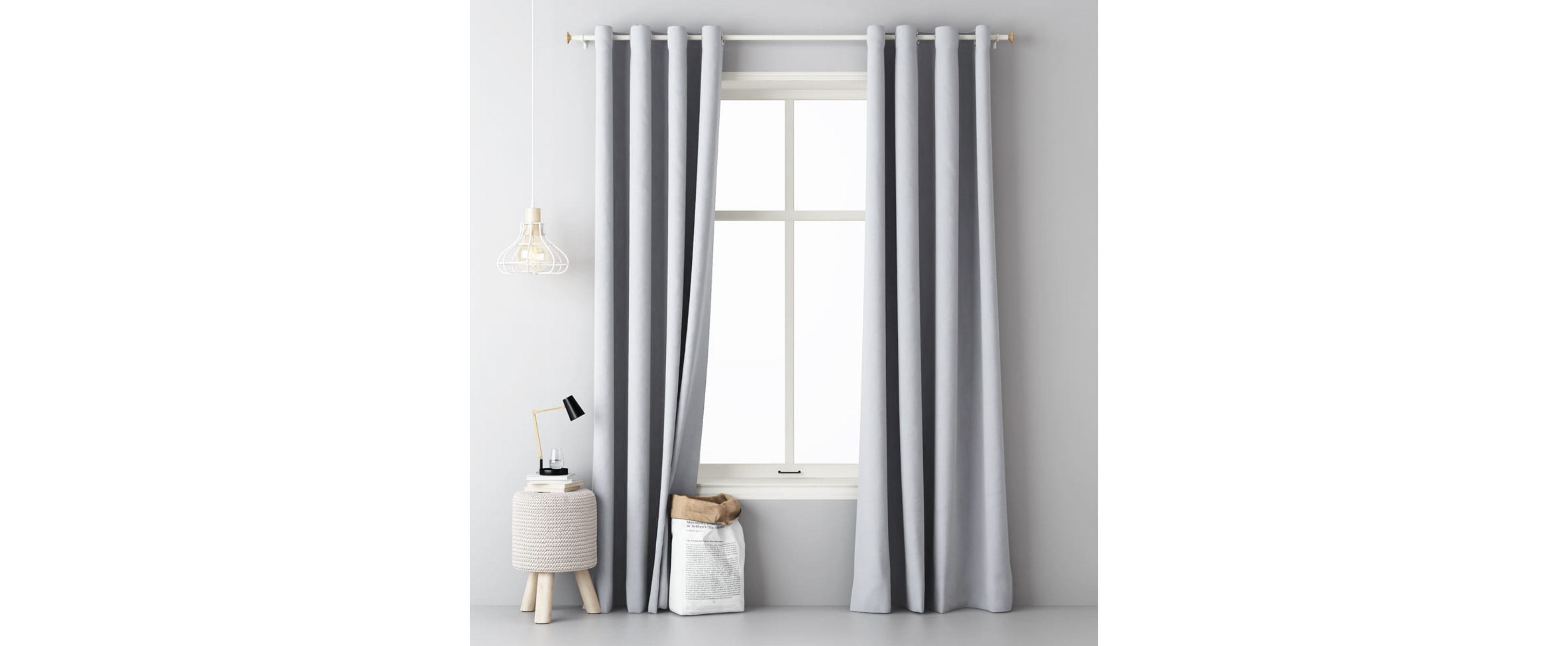 

Дизайнерская штора Room99 140 х 250 см (AURA light grey)