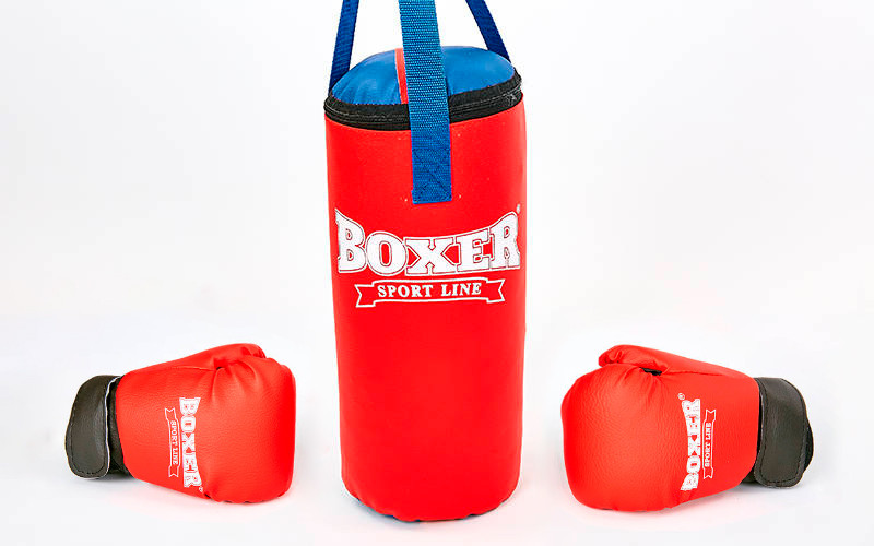 

Боксерский набор детский (перчатки+мешок) BOXER 1008-2026
