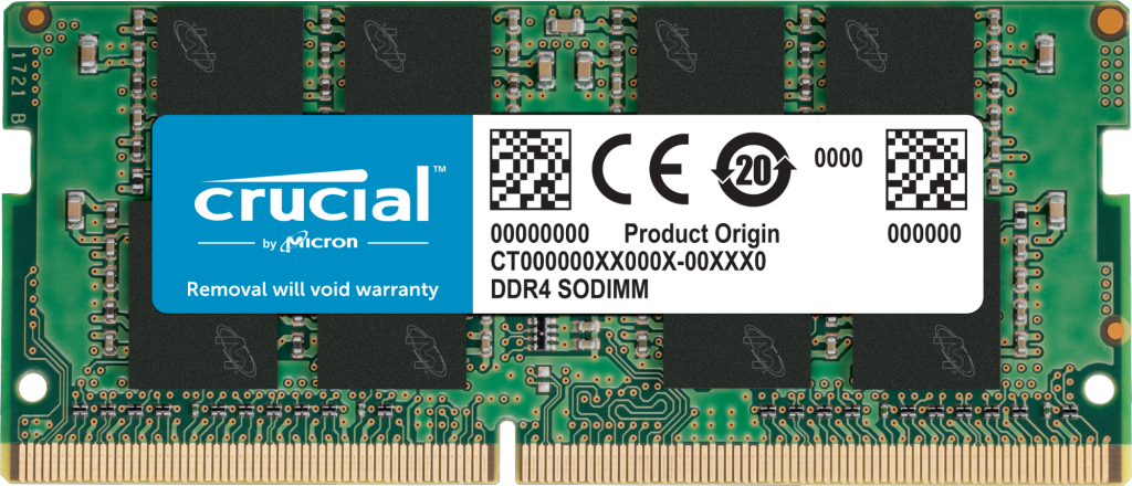

Пам'ять Crucial 4 GB SO-DIMM DDR4 2400 MHz - (CT4G4SFS824A)