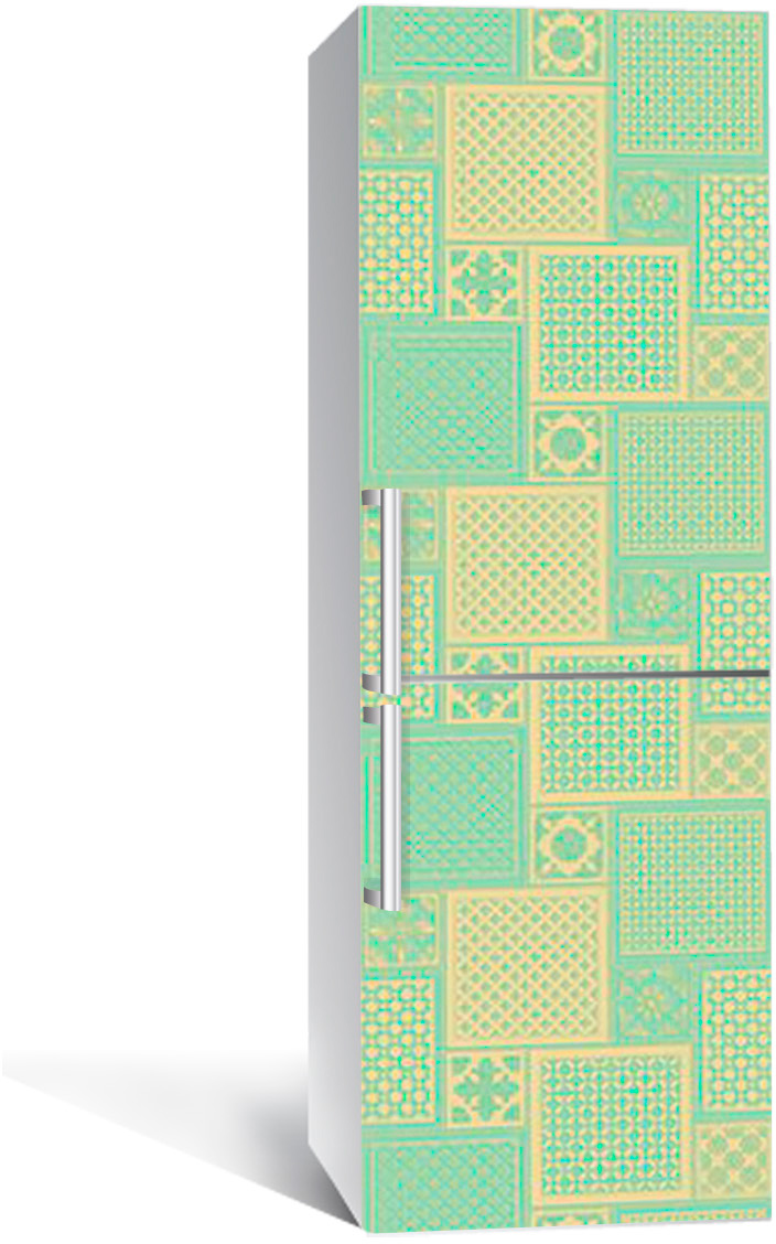 

Виниловая 3D наклейка на холодильник Zatarga Бирюзовая лёгкость 650х2000 мм