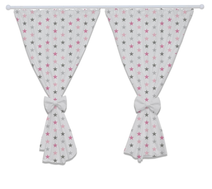 

Шторы для детской комнаты BabyMam Звезды, 155 х 300 см
