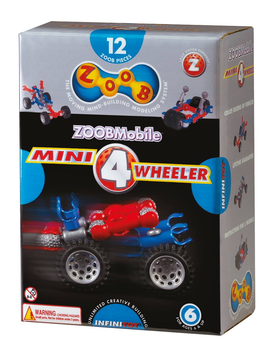 

Конструктор ZOOB Mini 4 Wheeler 12050