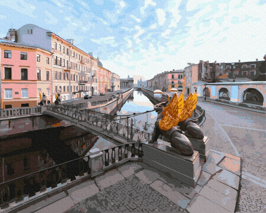 

Картина по номерам "Погожий день в Петербурге" Brushme 40х50 см 000152783