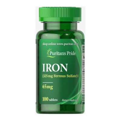 

Витамин Puritan Iron 65 mg (Ferrous Sulfate 325 mg)