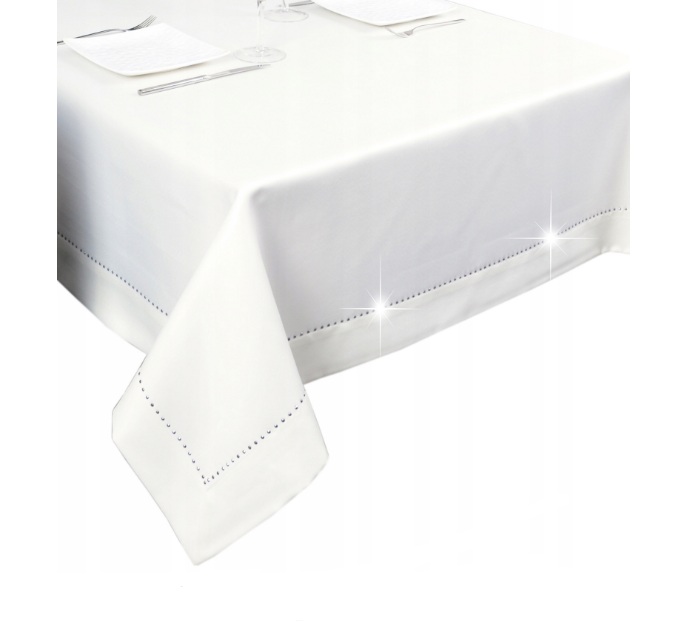 

Прямоугольная скатерть Agmar Glamour 240 х 140 см, экрю