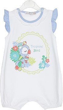 

Пісочник для дівчинки Bonne baby білий з блакитним 381148-02-68