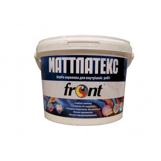 

Краска Front матовая латексная МАТТЛАТЕКС 7л