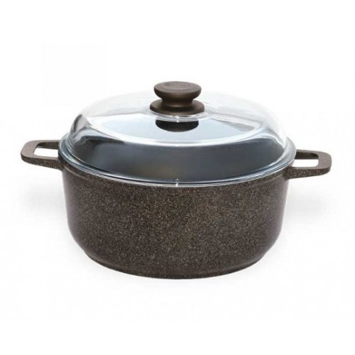 

Каструля з кришкою з антипригарним покриттям Biol Granit Brown 4,0 л