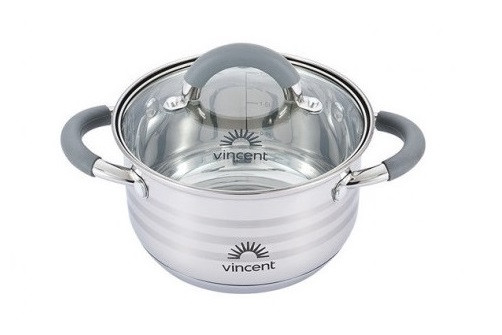 

Каструля з кришкою Vincent 24 см 6,1 л