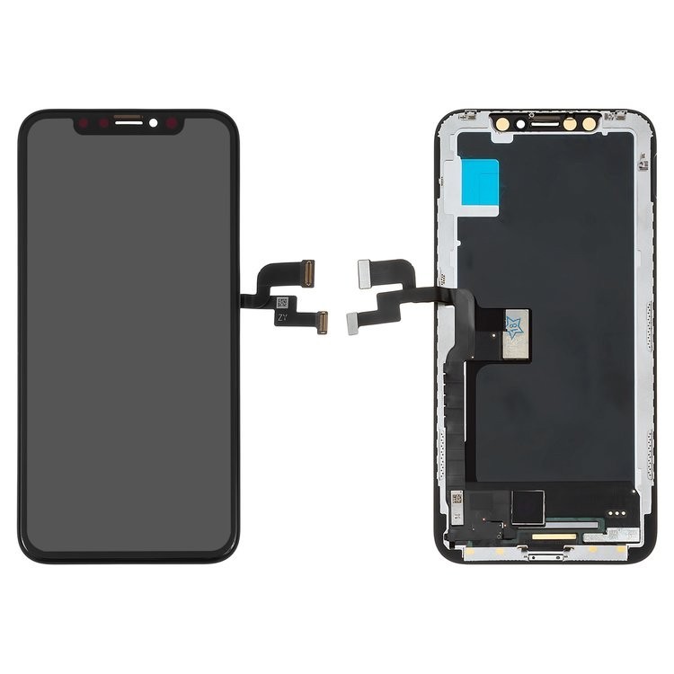 

Дисплей для Apple iPhone X чорний із сенсорним екраном з рамкою OLED Сopy AAA GX OEM soft
