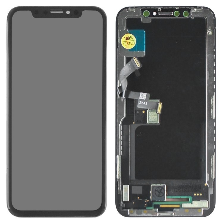 

Дисплей для Apple iPhone X чорний із сенсорним екраном з рамкою OLED Сopy AA GX OEM hard