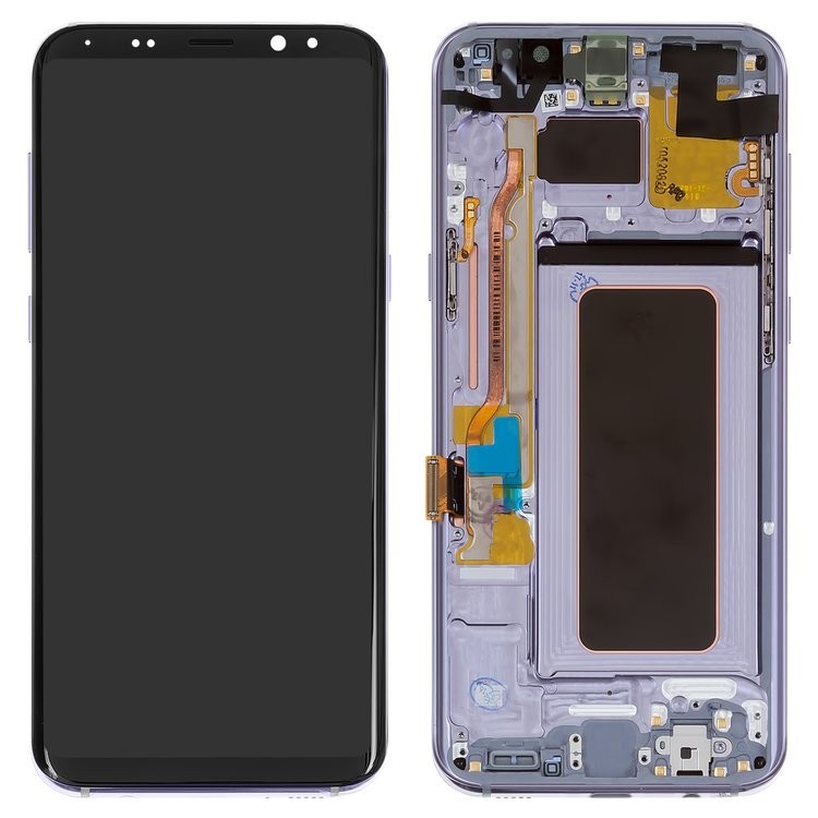 

Дисплей для Samsung G955 Galaxy S8 Plus сірий із сенсорним екраном з рамкою Original PRC orchid Gray original glass