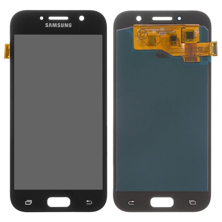 

Дисплей для Samsung A520 Galaxy A5 2017 чорний із сенсорним екраном з широким обідком OLED High Copy