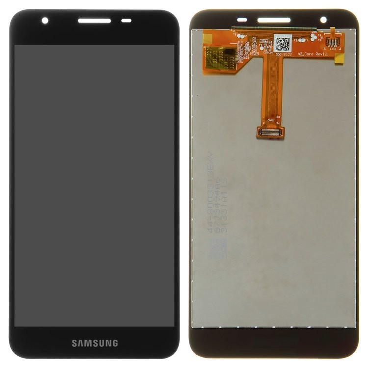 

Дисплей для Samsung A260 Galaxy A2 Core чорний із сенсорним екраном оригінал переклеєне скло