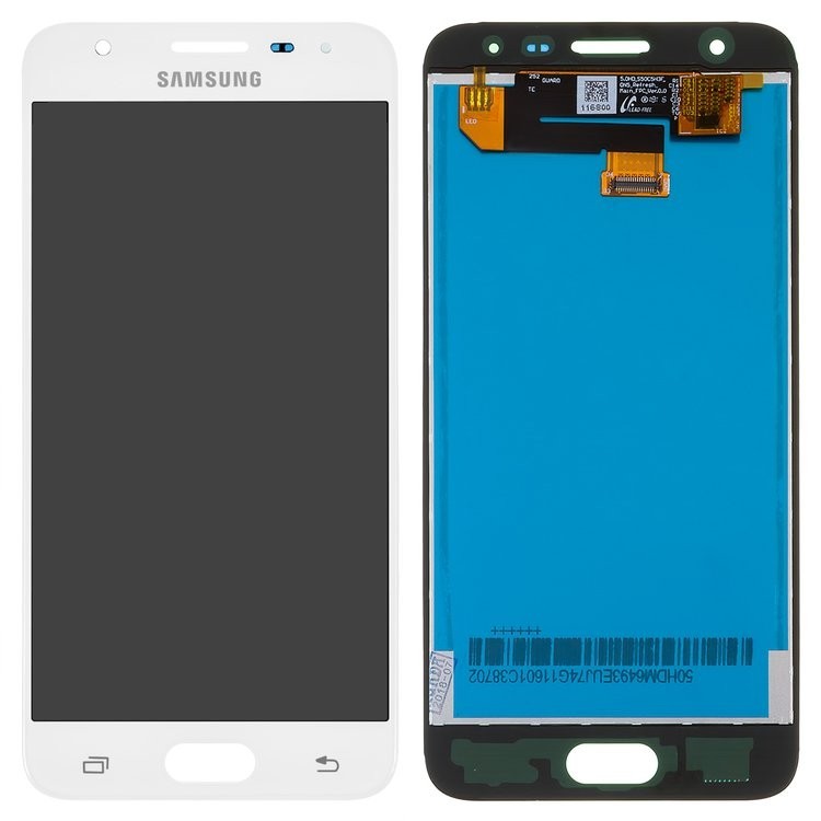

Дисплей для Samsung G570 Galaxy On5 2016 G570FDS Galaxy J5 Prime білий із сенсорним екраном оригінал переклеєне скло