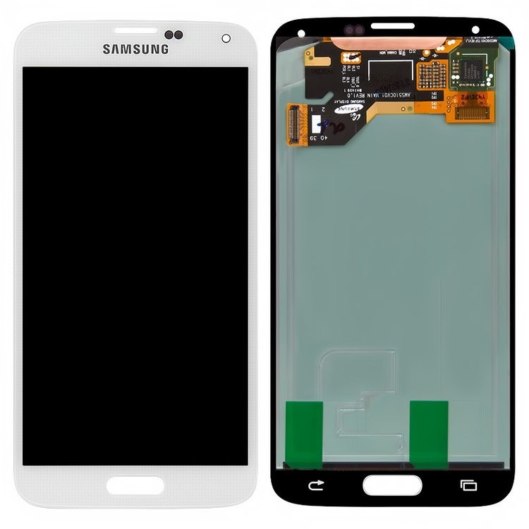 

Дисплей для Samsung G900 Galaxy S5 білий із сенсорним екраном оригінал переклеєне скло