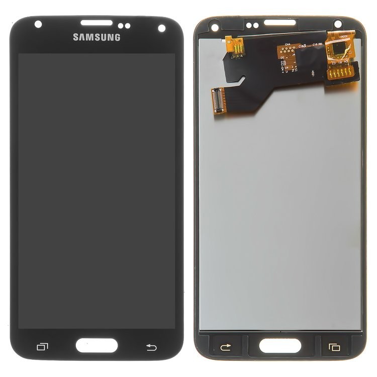 

Дисплей для Samsung G900 Galaxy S5 чорний із сенсорним екраном з регулюванням яскравості TFT Сopy