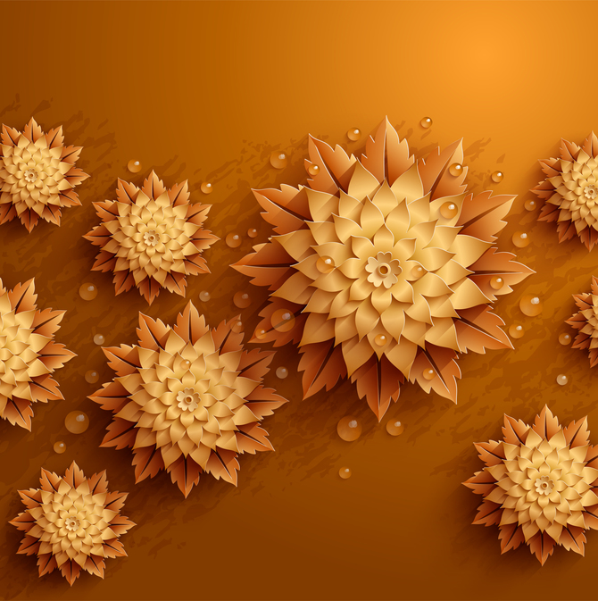 

Фотообои 3D '3D Цветы' (2589) , Холст