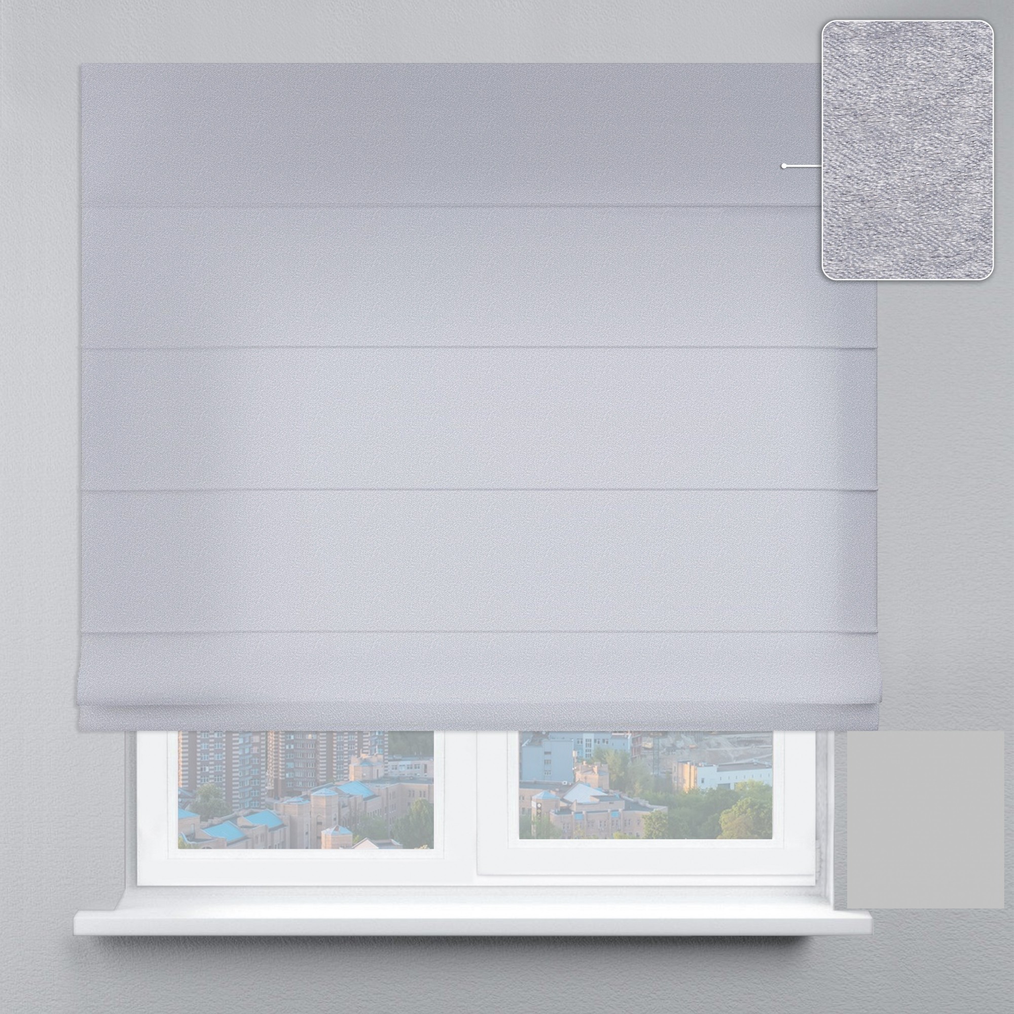 

Римские шторы DECOLIV Софт Люкс серый 210*170 см