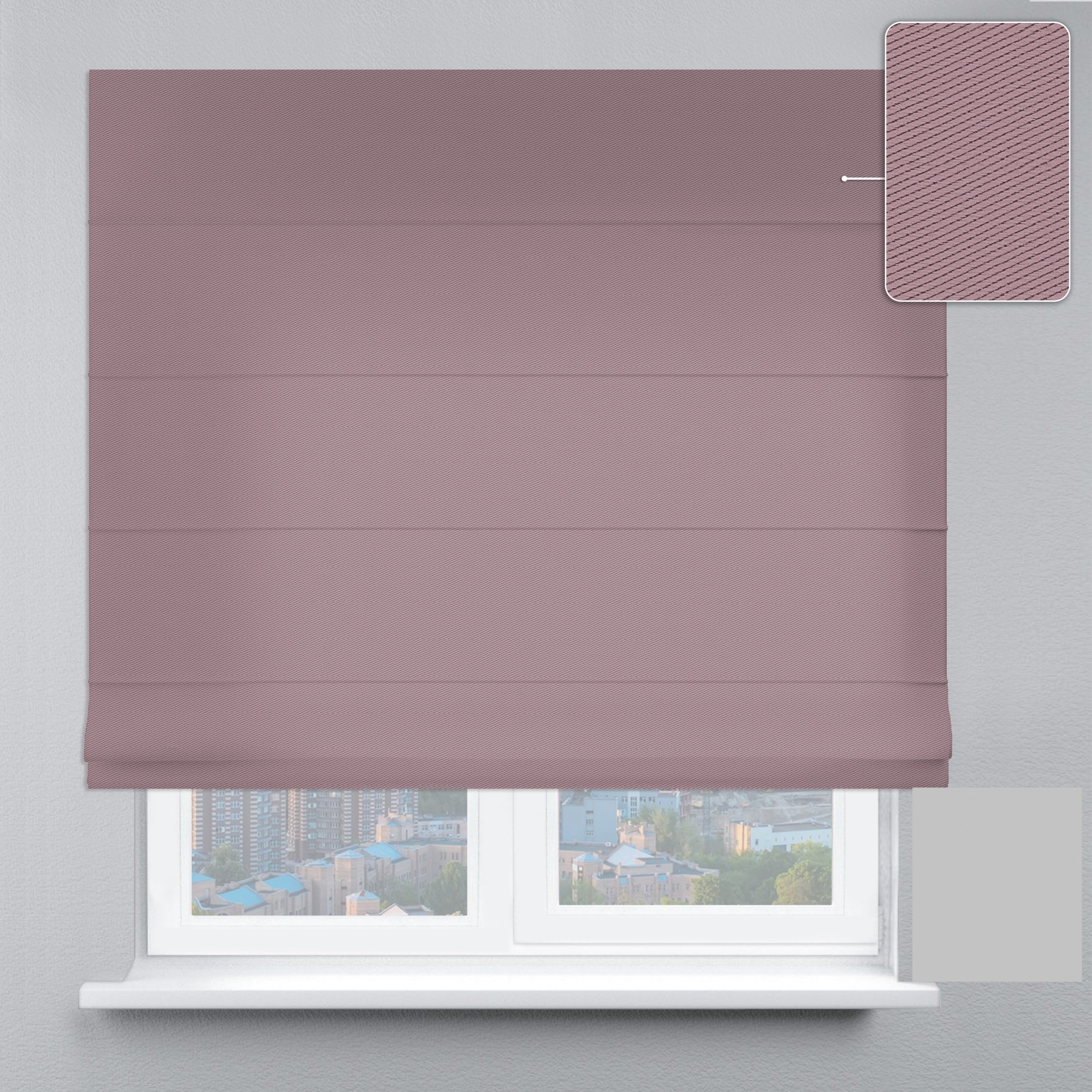 

Римские шторы DECOLIV Блэкаут Перфект пудра 280*170 см