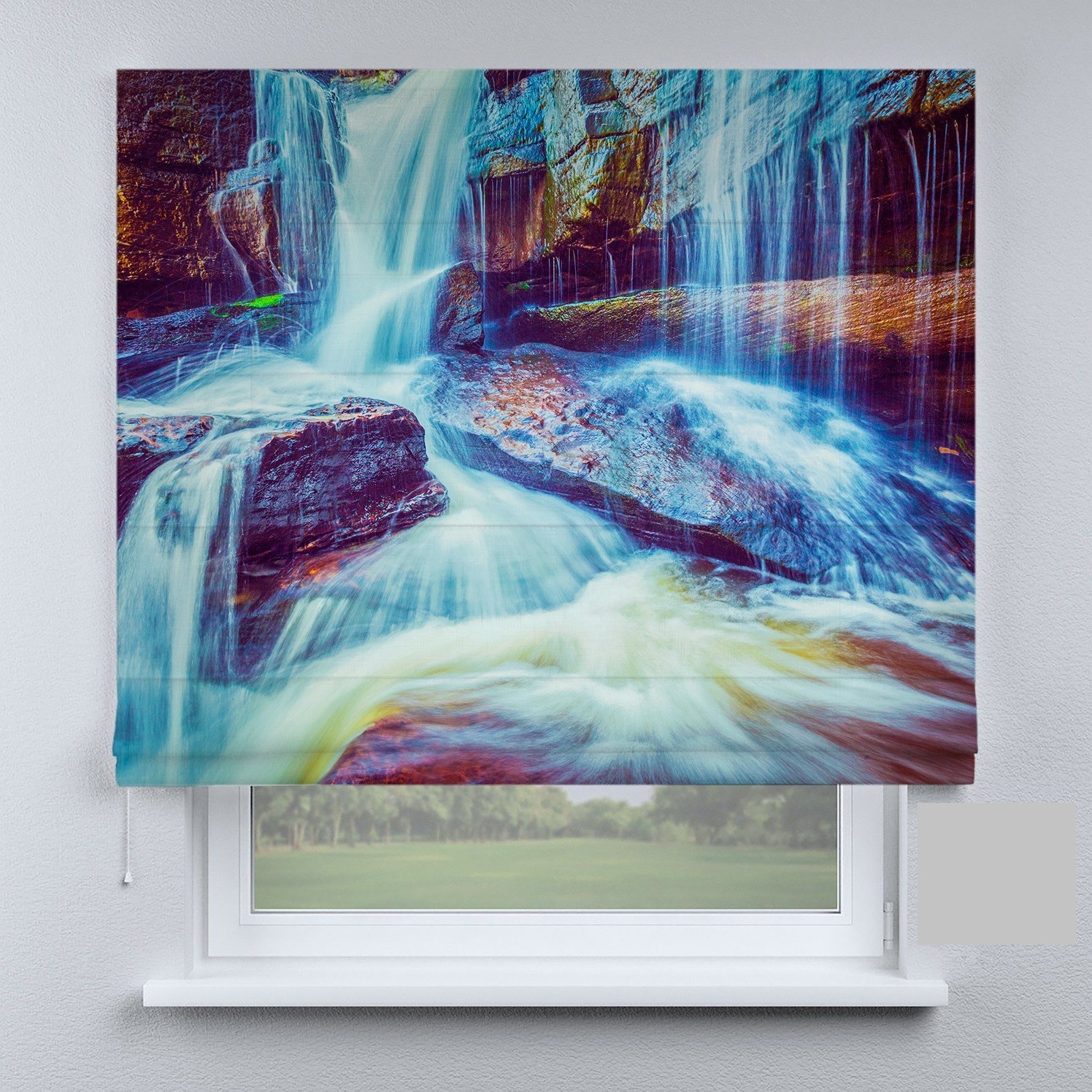 

Римские шторы DECOLIV водопады 50*170 см