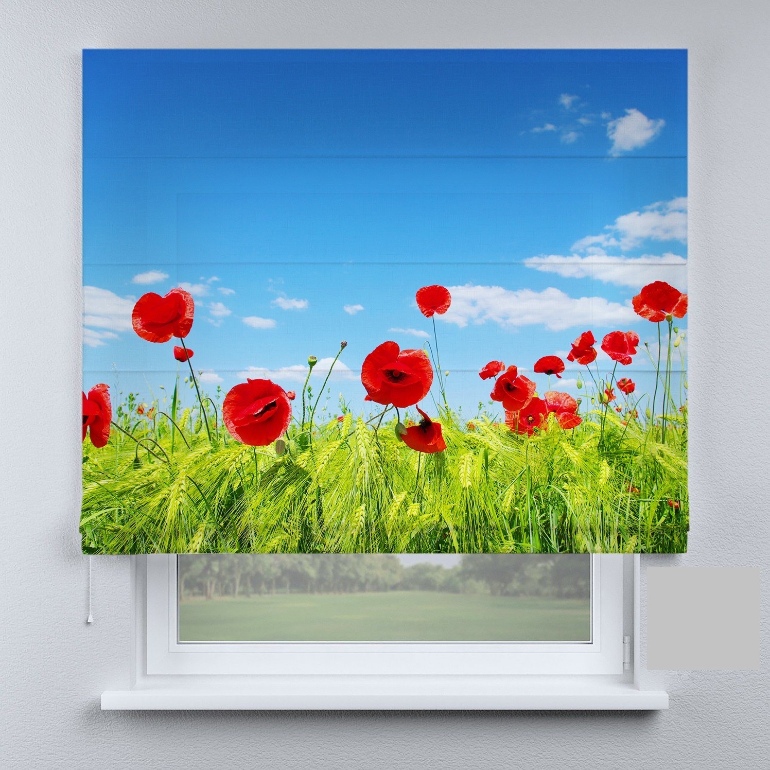 

Римские шторы DECOLIV маки 50*170 см
