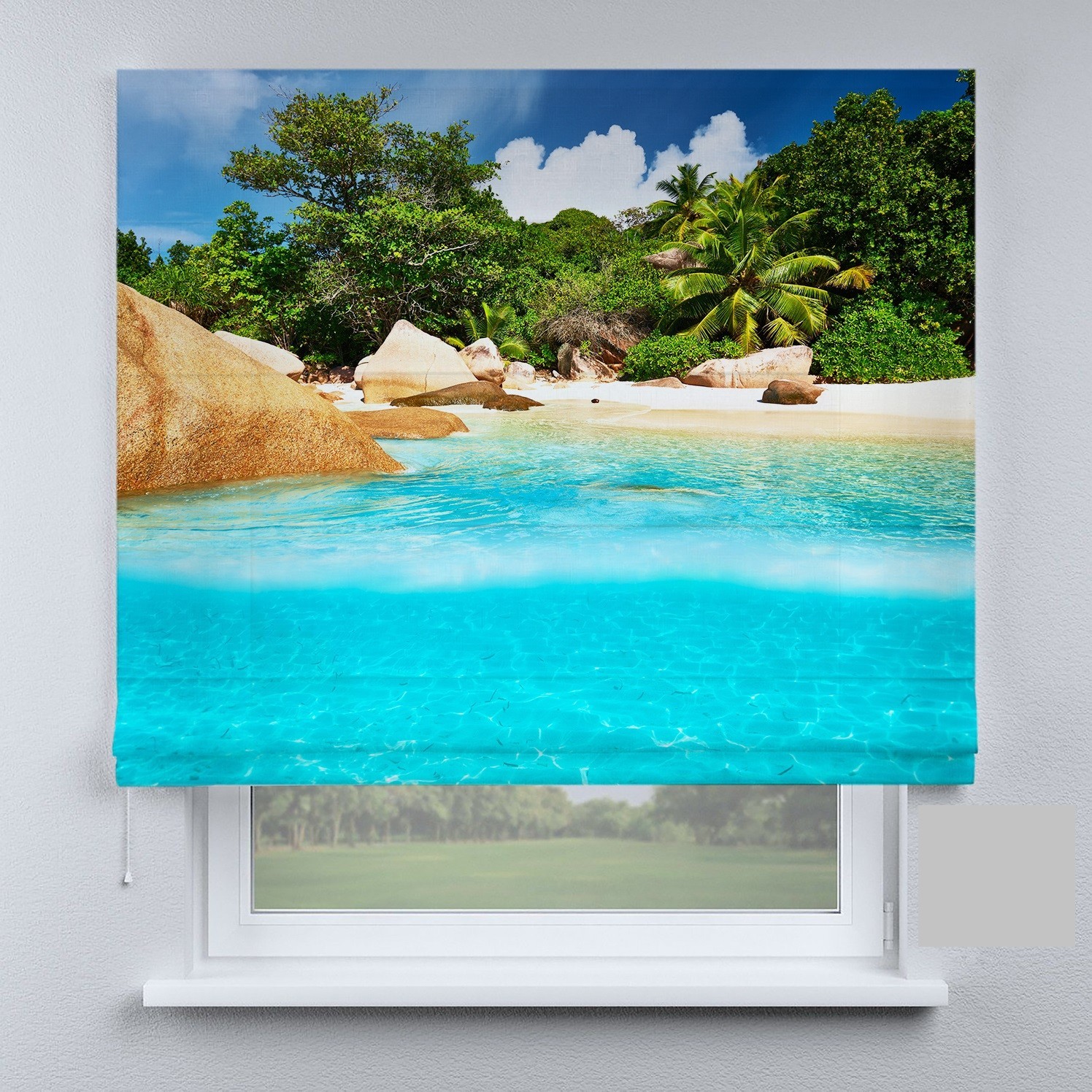

Римские шторы DECOLIV остров 50*170 см