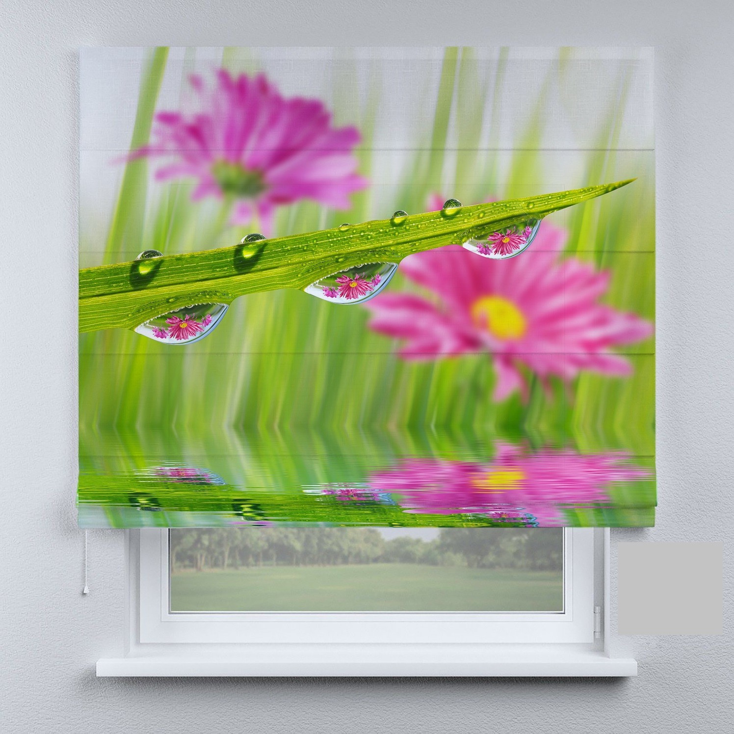 

Римские шторы DECOLIV капли росы 40*170 см