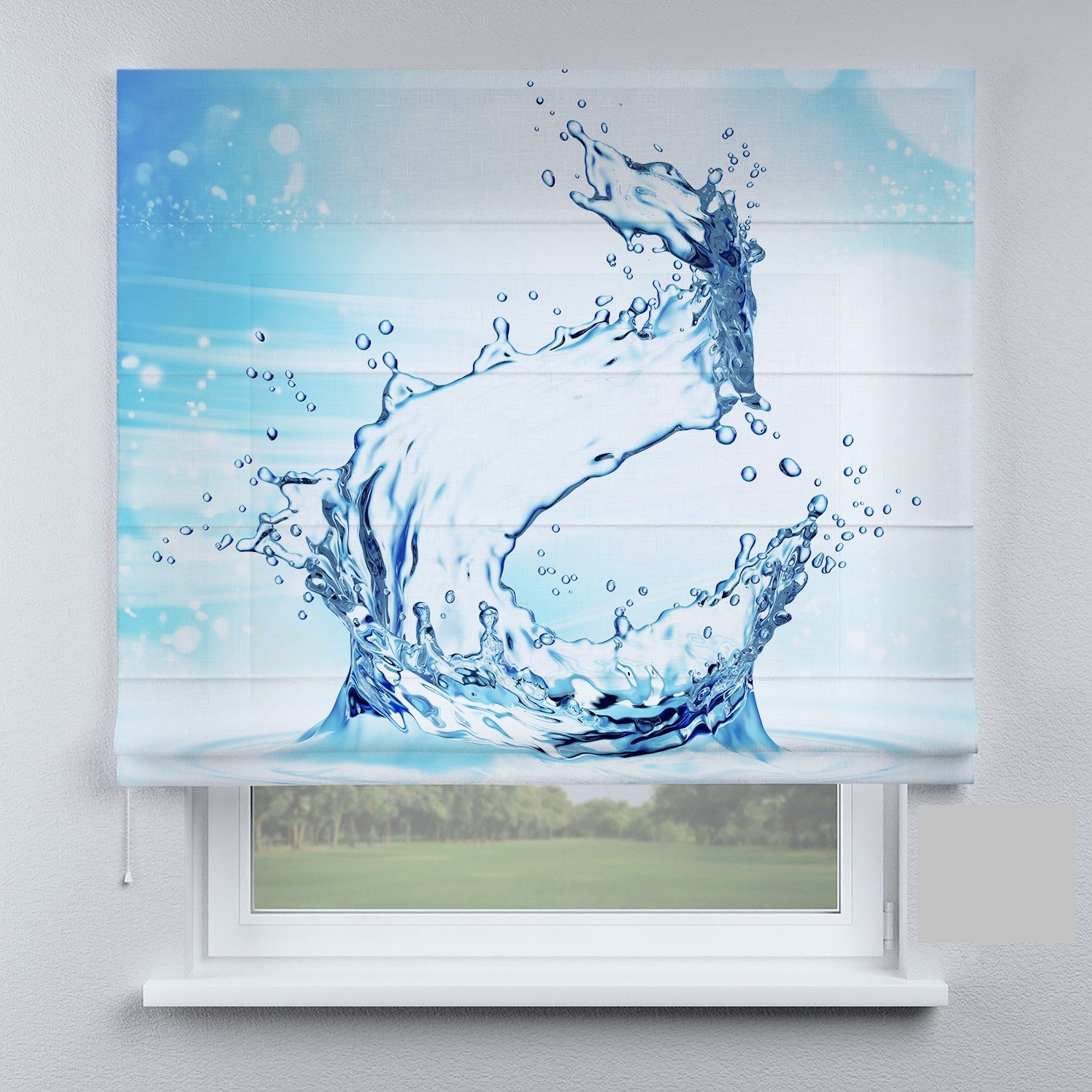 

Римские шторы DECOLIV капля воды 260*170 см