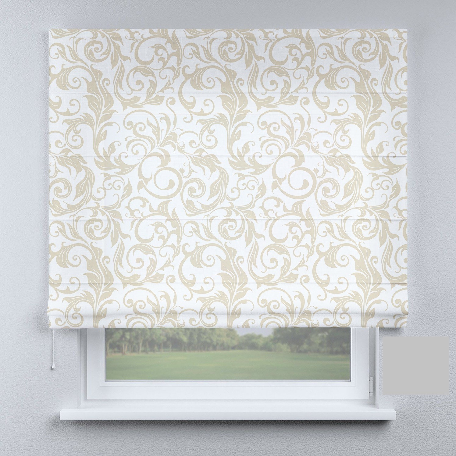 

Римские шторы DECOLIV модерн и вензеля большие 270*170 см