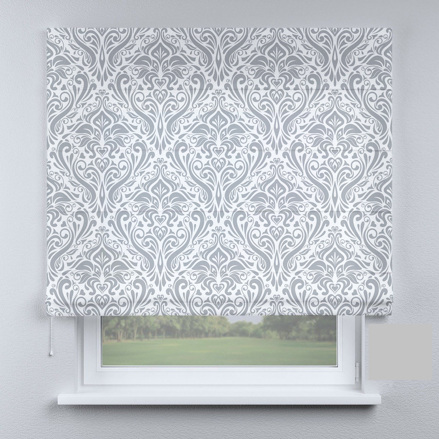 

Римские шторы DECOLIV светло-серый модерн 210*170 см