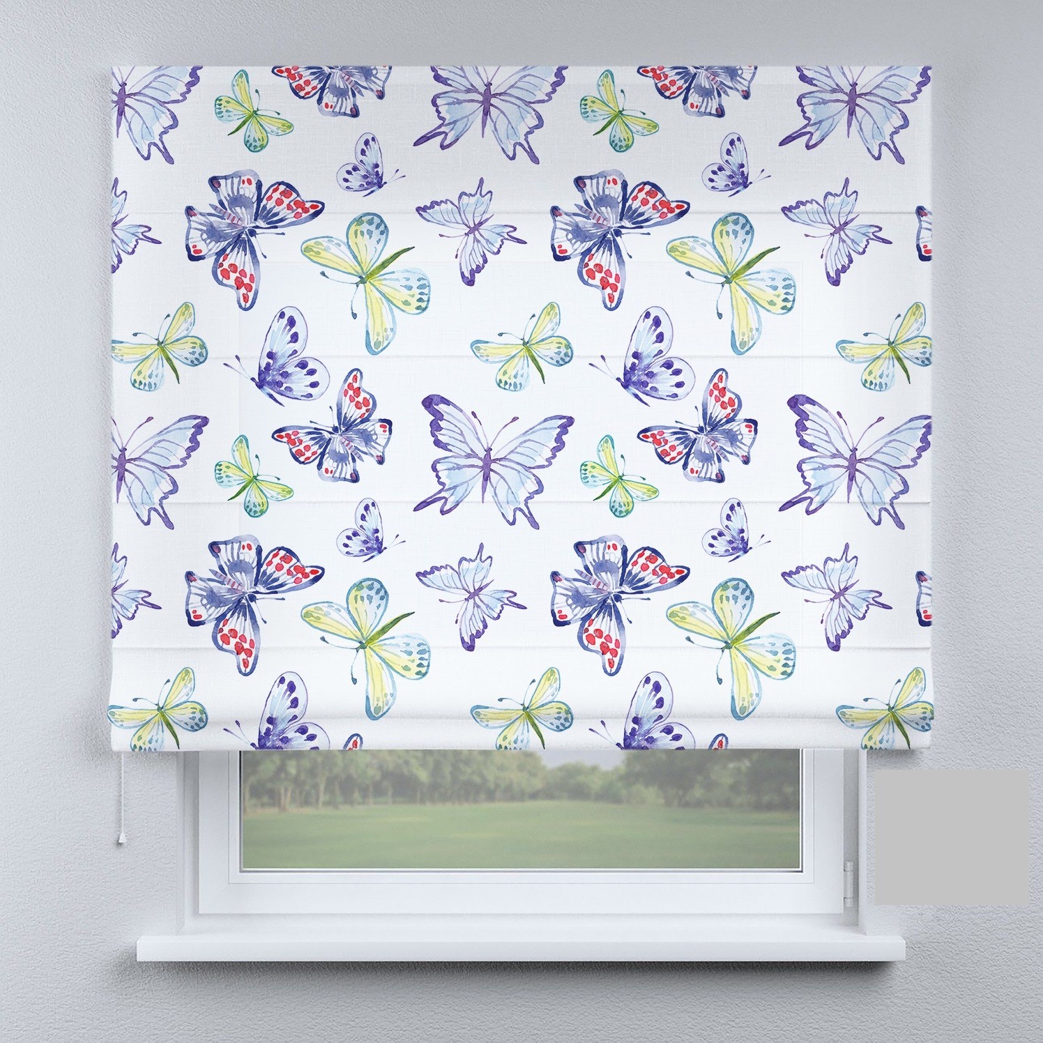 

Римские шторы DECOLIV бабочки Каллима 60*170 см