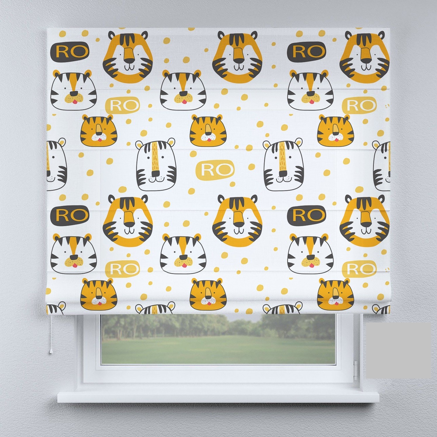 

Римские шторы DECOLIV тигры детские 170*170 см