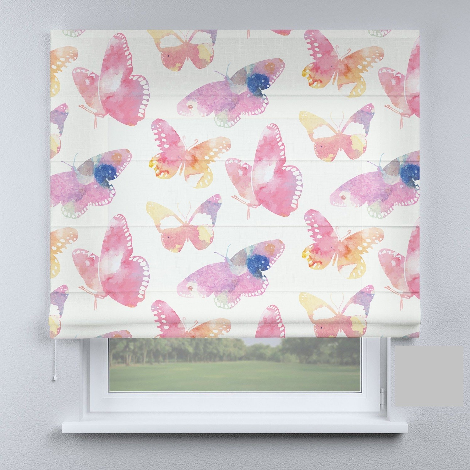 

Римские шторы DECOLIV бабочки Аполлон весенние 230*170 см