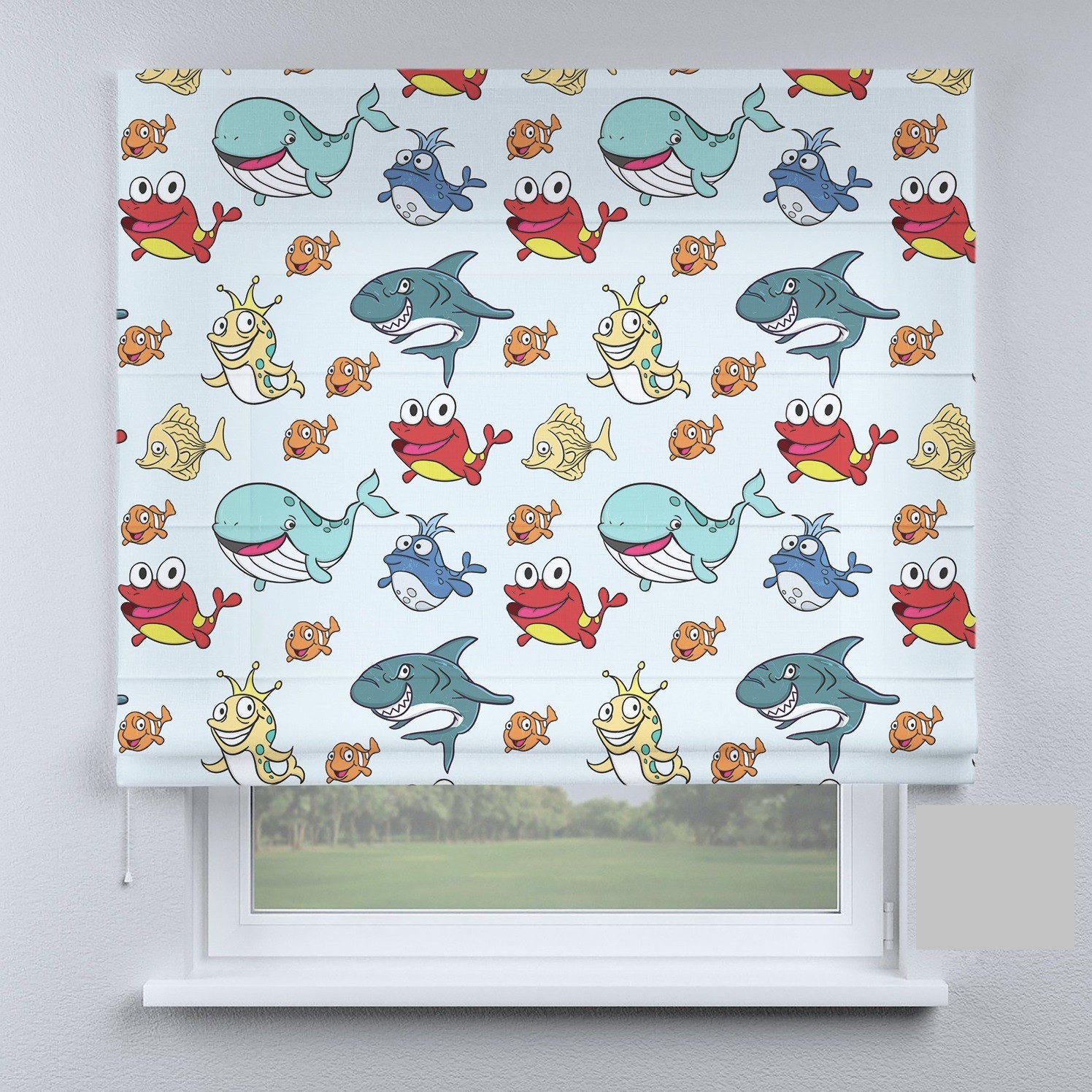 

Римские шторы DECOLIV разноцветная детская 100*170 см