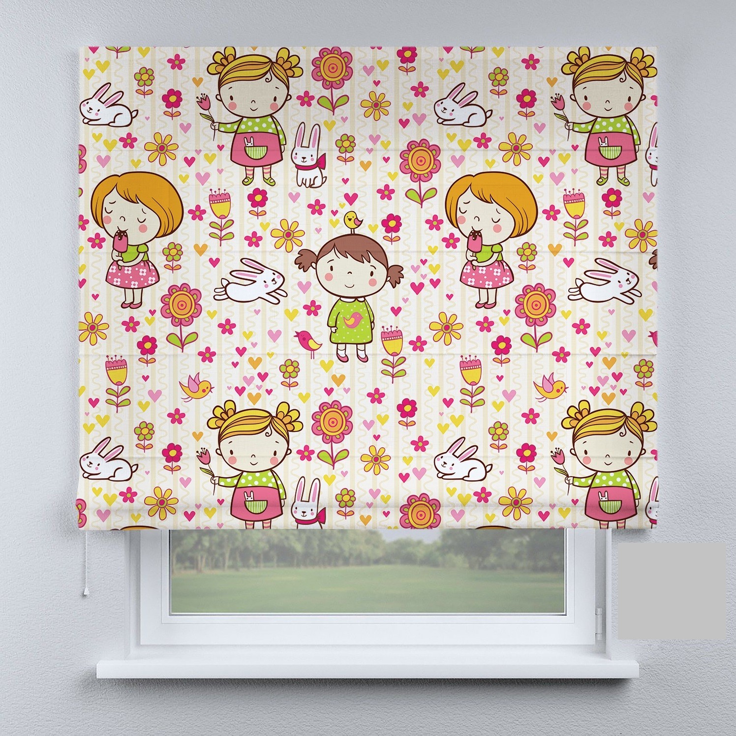 

Римские шторы DECOLIV разноцветные ляльки 270*170 см