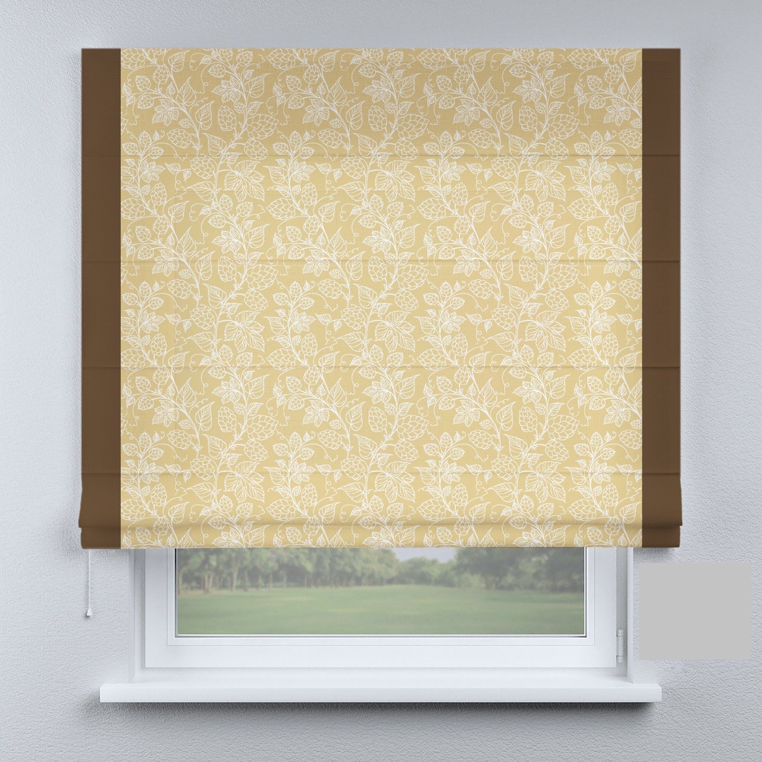 

Римские шторы DECOLIV канты темно-коричневые 130*170 см