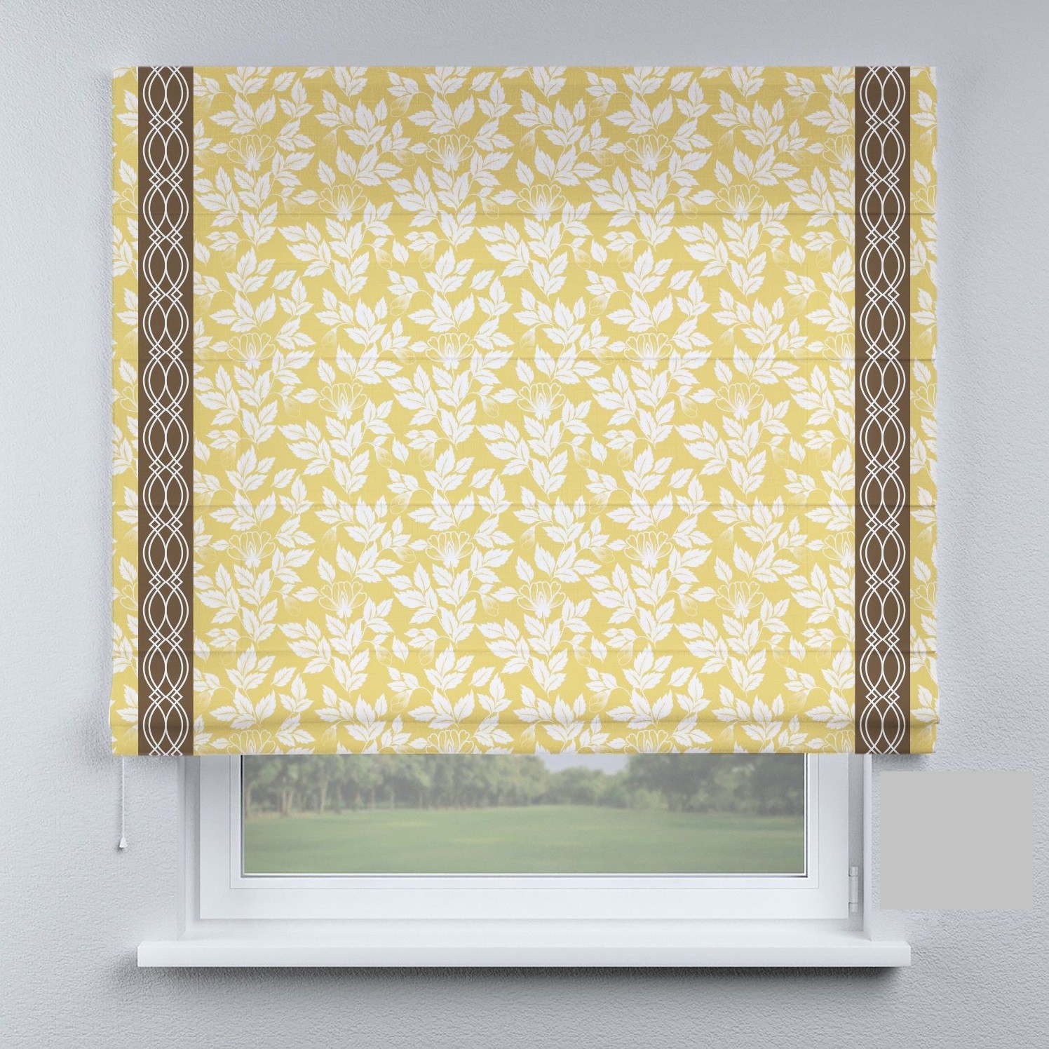 

Римские шторы DECOLIV листья с кантами 40*170 см