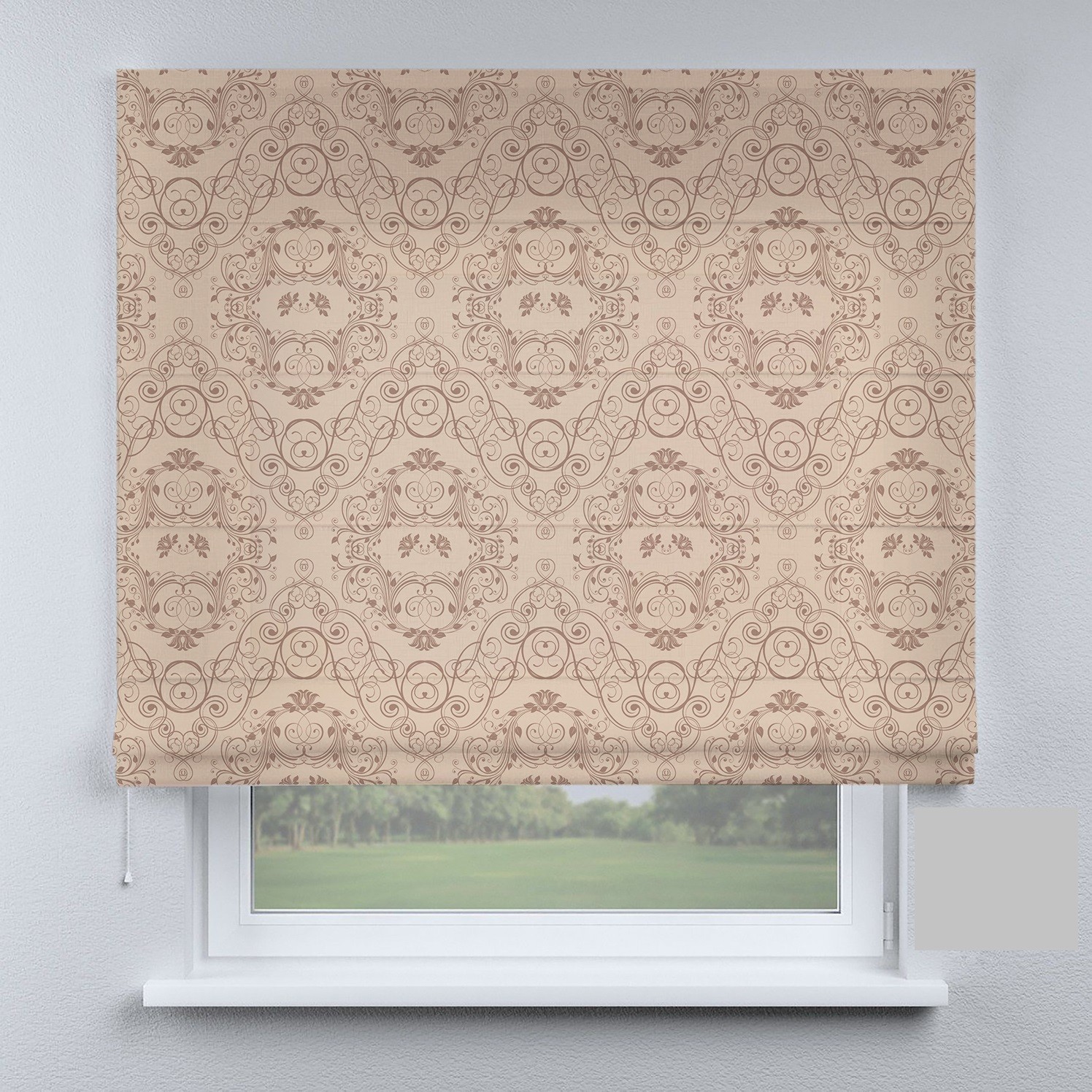 

Римские шторы DECOLIV узоры с вензелями 300*170 см