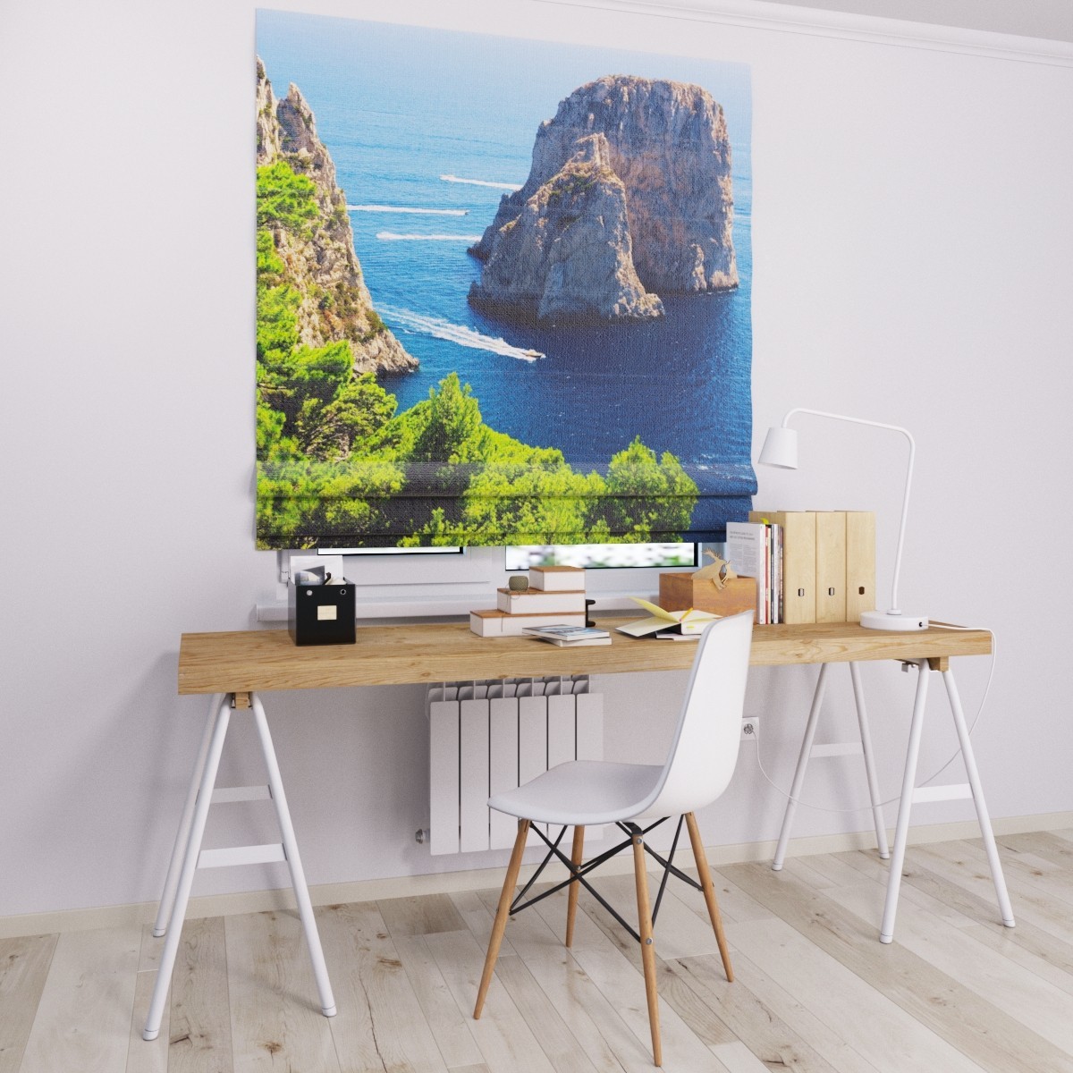 

Римские шторы DECOLIV скалы в море 210*170 см