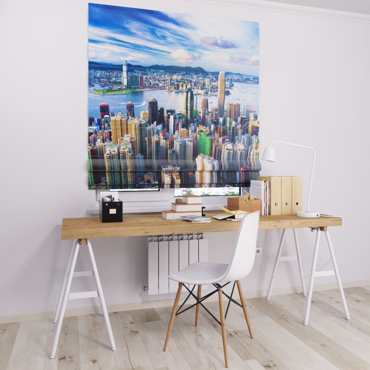 

Римские шторы DECOLIV город с птичьего полета 190*170 см