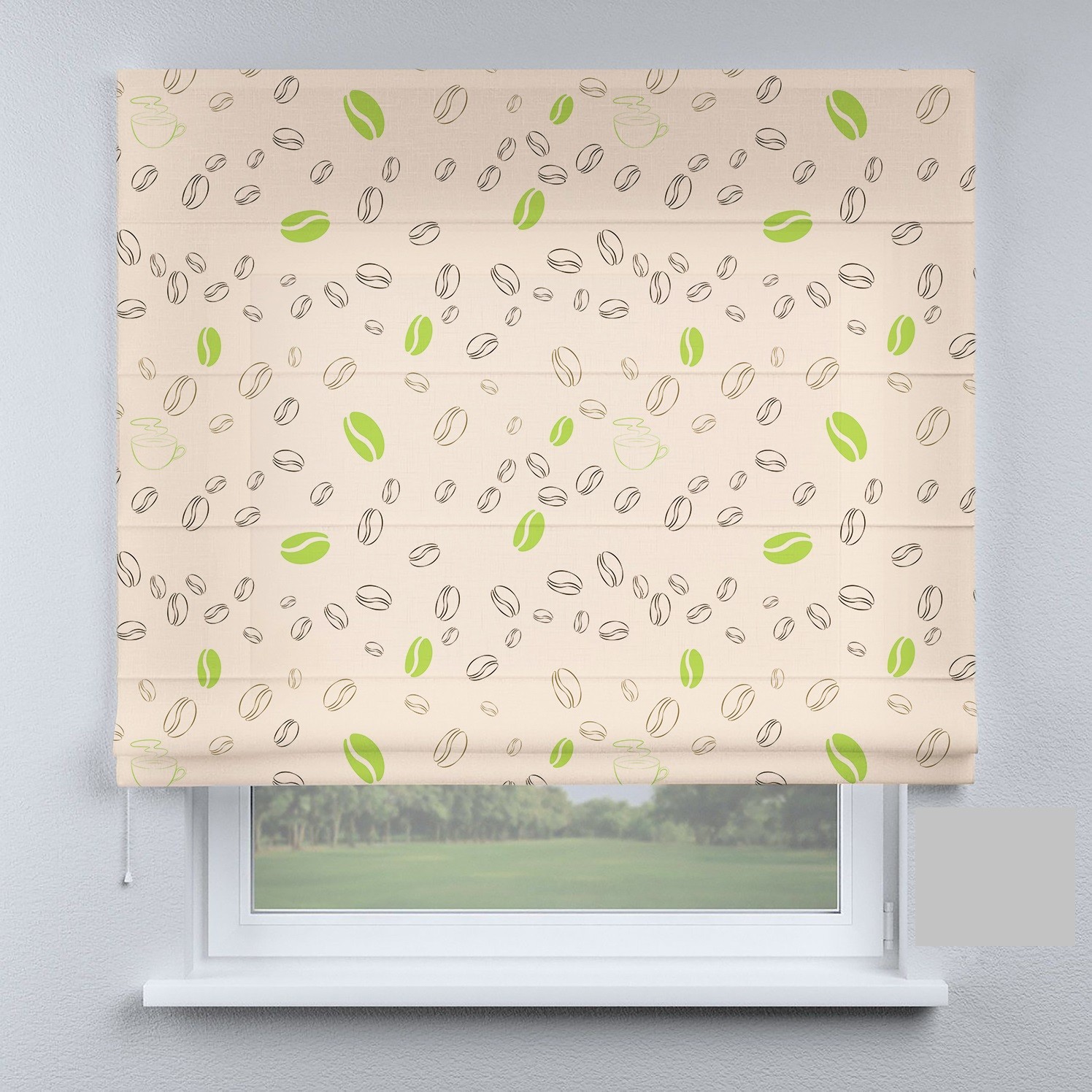 

Римские шторы DECOLIV зерна зеленые 260*170 см