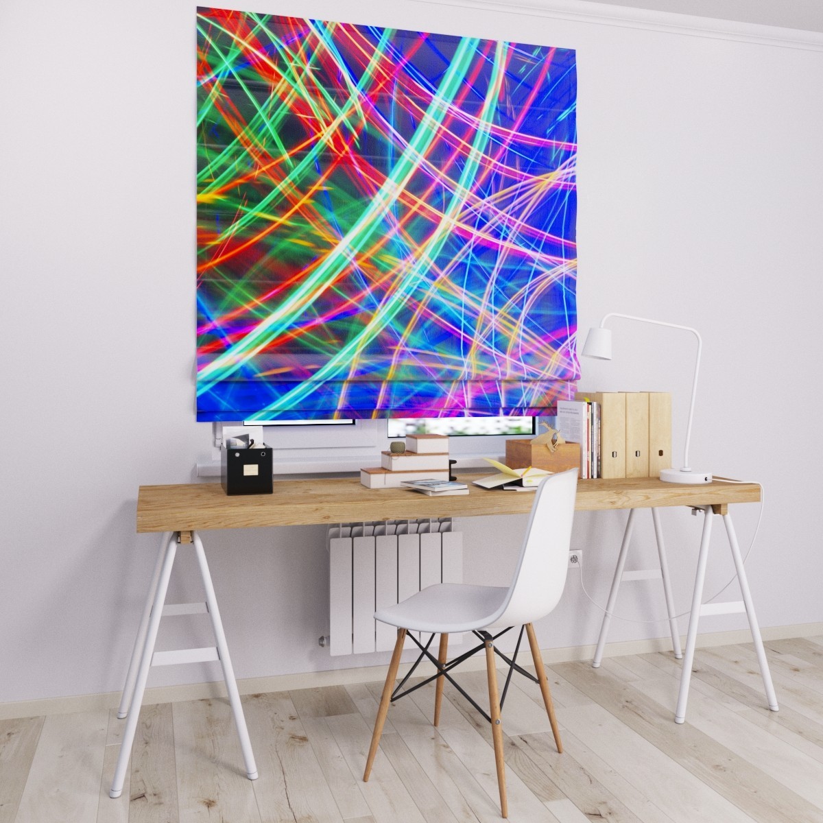 

Римские шторы DECOLIV полосы разноцветные 280*170 см