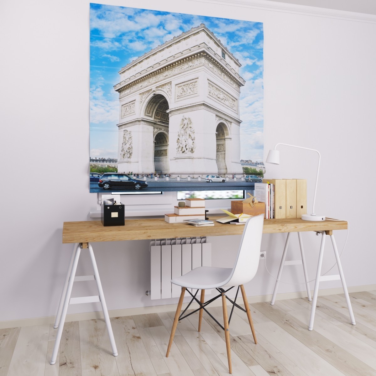 

Римские шторы DECOLIV архитектура 110*170 см