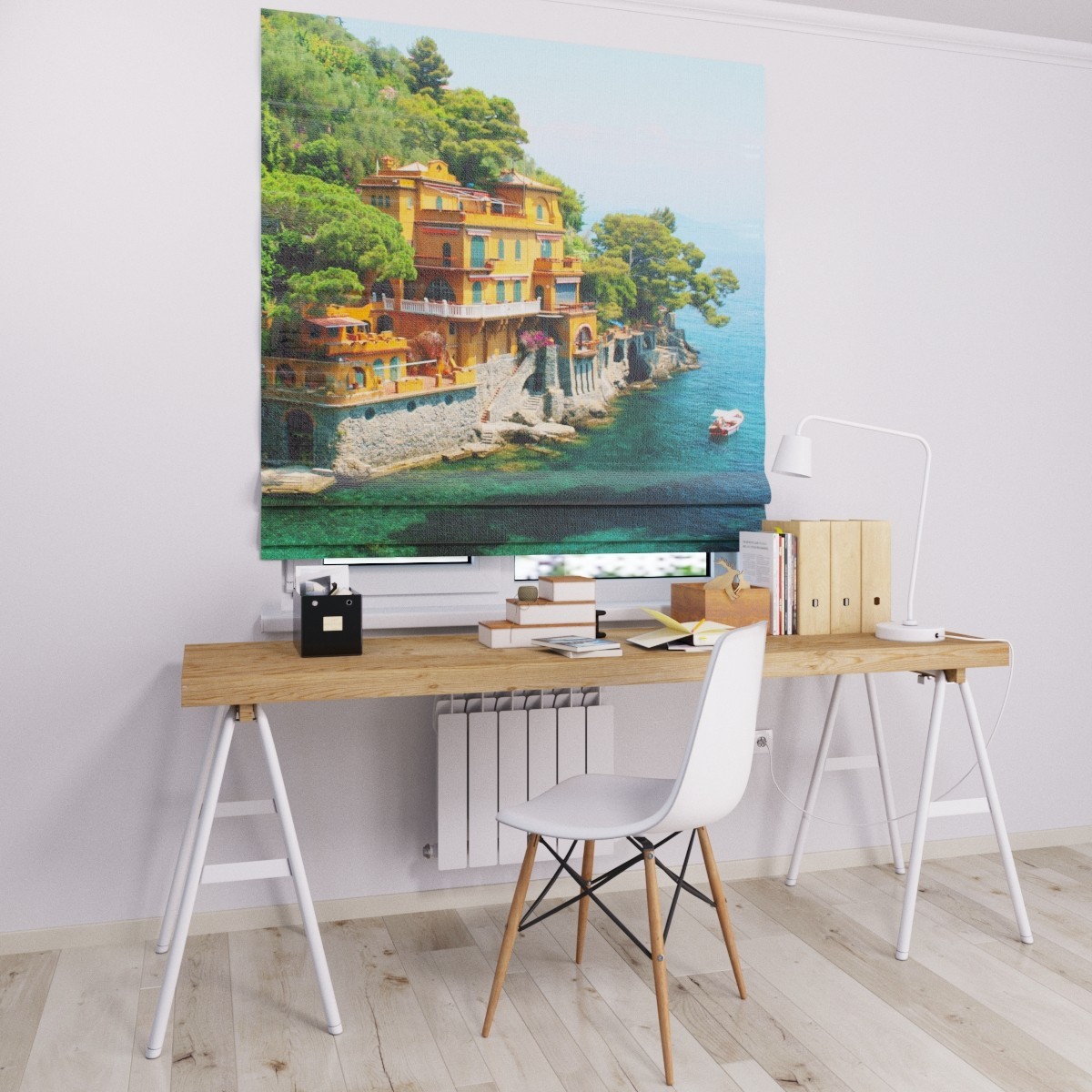 

Римские шторы DECOLIV дом на берегу 40*170 см